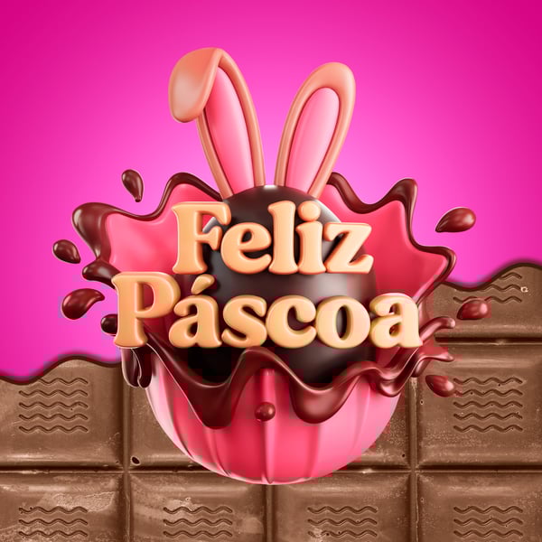 QZF ELEMENTO 3D OARA COMPOSIÇÃO DE ARTES DE PÁSCOA MODELO 39