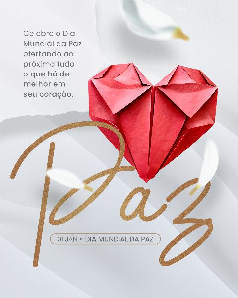 SOCIAL MEDIA 01 DE JANEIRO - DIA MUNDIAL DA PAZ 05