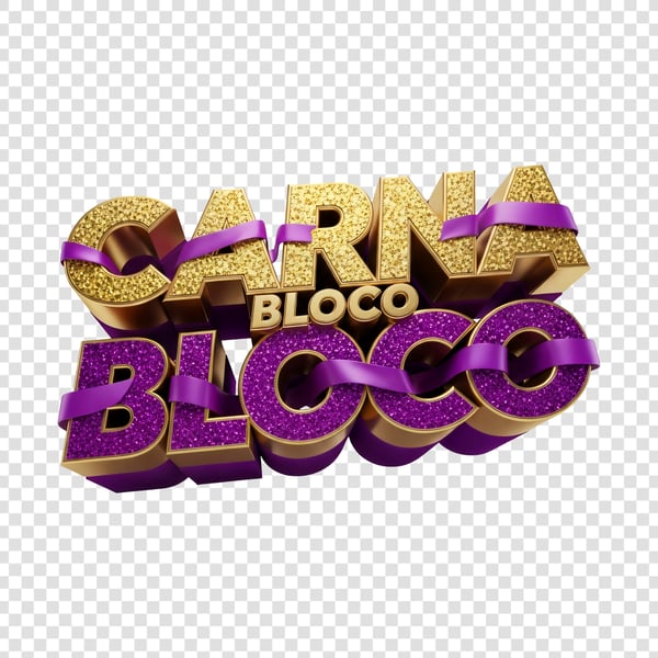 SELO 3D CARNAVAL BLOCO A FESTA DAS OFERTAS 03