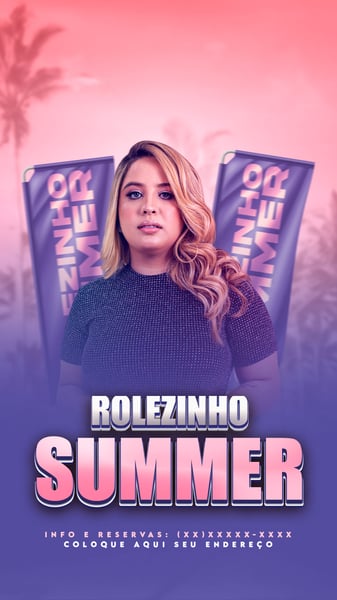 FLYER EVENTO ROLEZINHO SUMMER STORIES