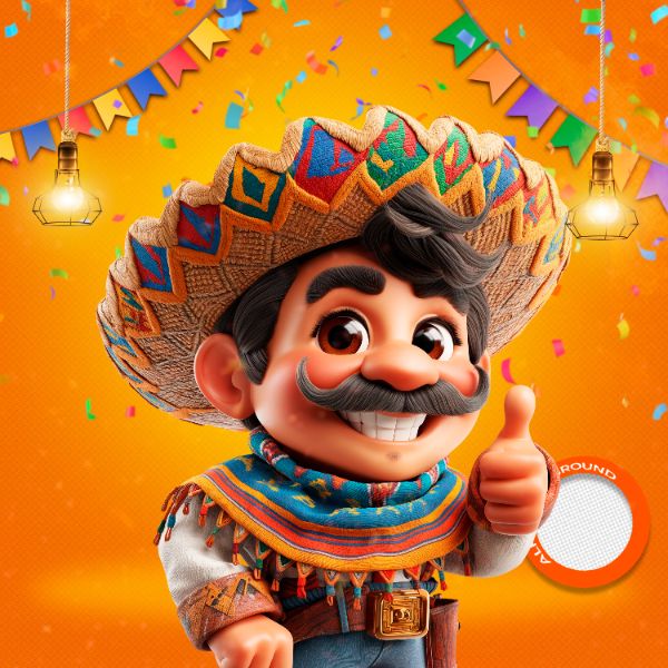 MASCOTES DE FESTA JUNINA MODELO 114