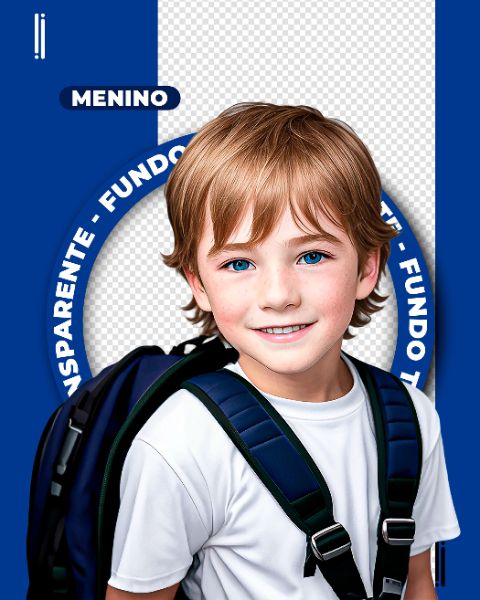 MENINO ESTUDANTE | CRIANÇA | IMAGEM SEM FUNDO | PSD EDITÁVEL