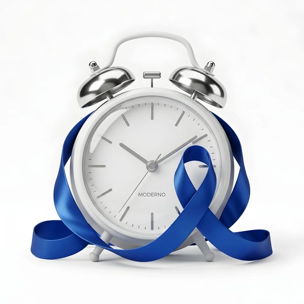 ALARM CLOCK BLUE RIBBON HEALTH REMINDER