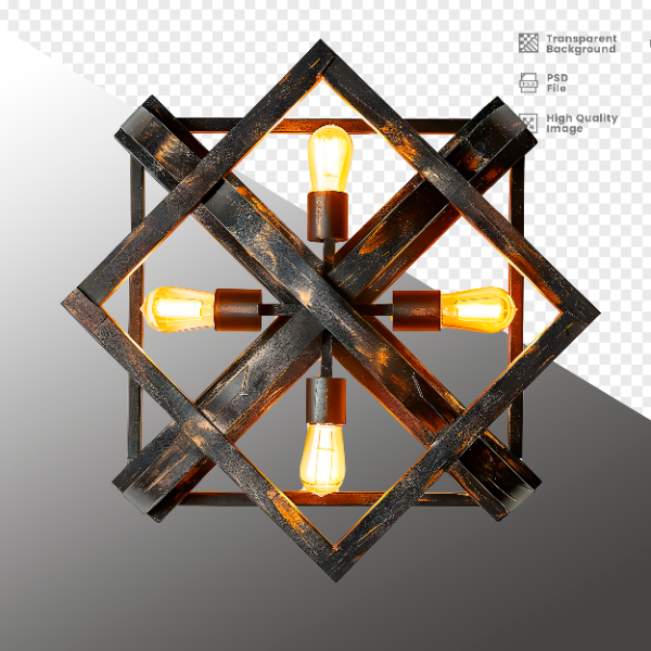 ELEMENTE DE FERRO COM LUZ - ELEMENTO 3D PARA COMPOSIÇÃO - IRON