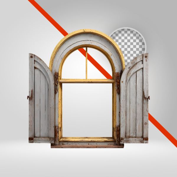 JANELA DE MADEIRA 3D , PARA SÃO JOÃO, FESTA JUNINA, SERTANEJO, ARCO, FUNDO TRANSPARENTE, ELEMENTO PNG 3D, SHOW