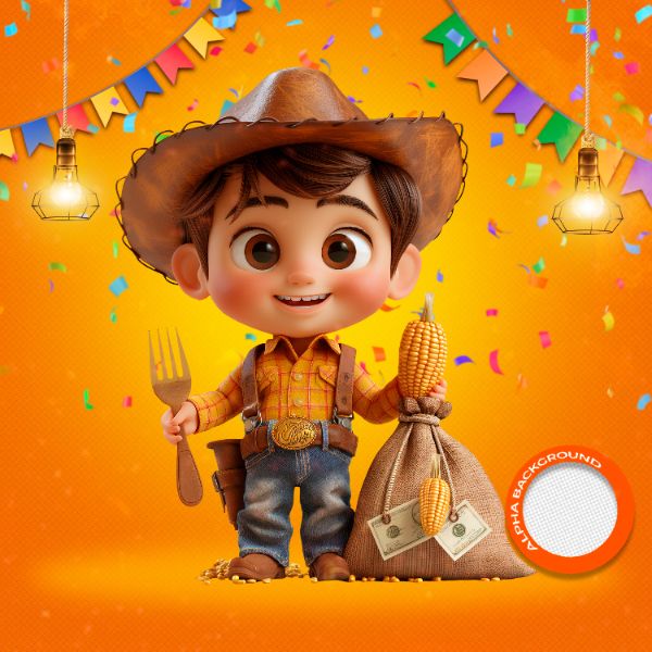 MASCOTES DE FESTA JUNINA MODELO 151