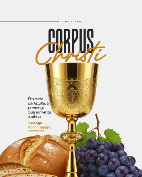 SOCIAL MEDIA DIA DE CORPUS CHRISTI 19 DE JUNHO