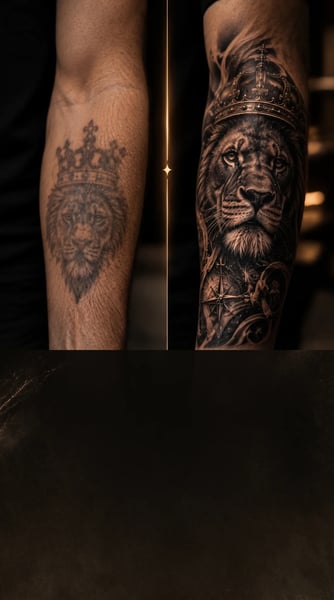 BRAÇO TATUADO REALISMO