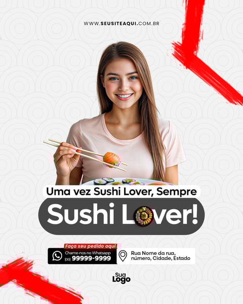 Feed Vertical - Comida japonesa - Sushi