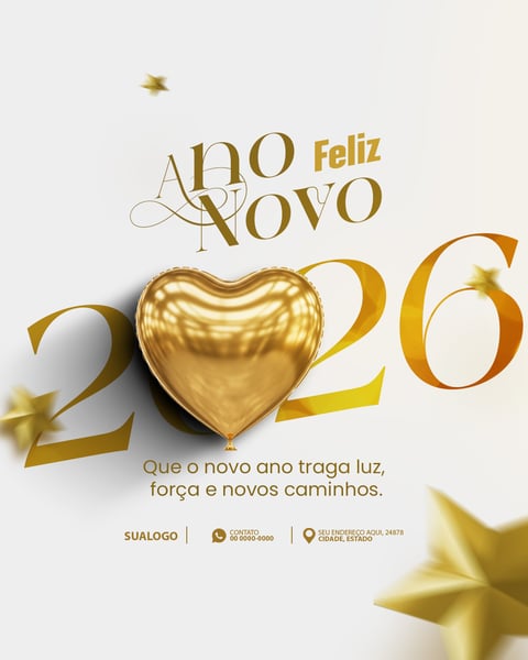 FELIZ ANO NOVO 2026 SOCIAL MEDIA PSD EDITÁVEL 02