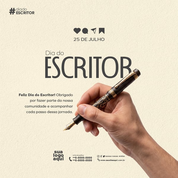 25 DE JULHO DIA DO ESCRITOR FEED 1