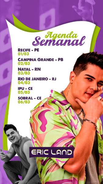 AGENDA SEMANAL - ERIC LAND - STORIES