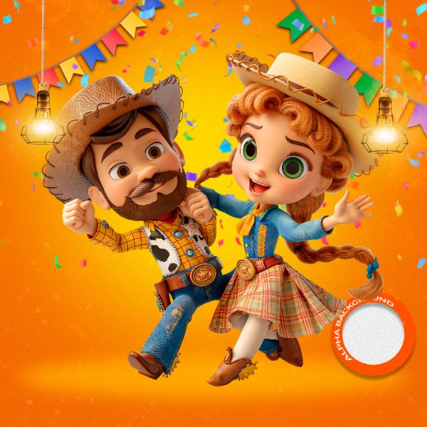 MASCOTES DE FESTA JUNINA MODELO 111