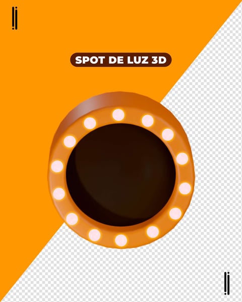 SPOT DE LUZ | ELEMENTO 3D