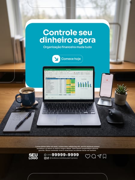 SOCIAL MEDIA ECONOMIA NO DIA A DIA PSD EDITÁVEL 03