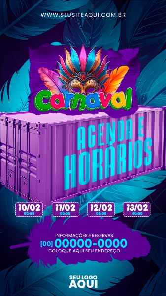 STORY | CARNAVAL | CARNIVAL | FESTA | PSD EDITÁVEL