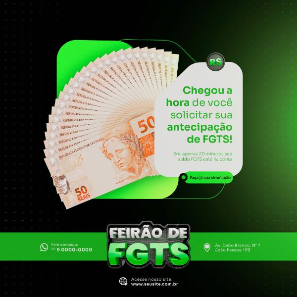 FGTS SAQUE ANIVERSÁRIO SOCIAL MEDIA POST