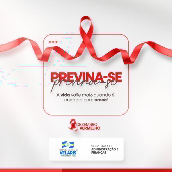 PREFEITURA DEZEMBRO VERMELHO PREVINA-SE SOCIAL MEDIA PSD EDITÁVEL 103