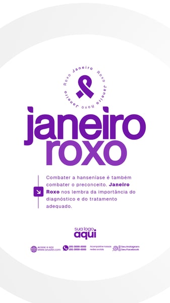SOCIAL MEDIA CAMPANHA JANEIRO ROXO STORY 2