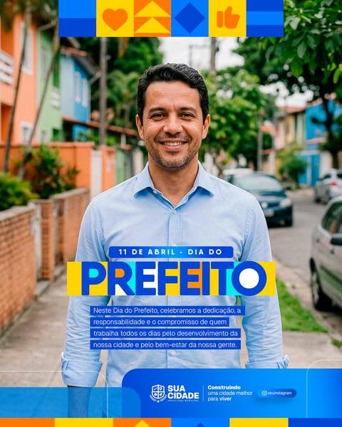 SOCIAL MEDIA DIA DO PREFEITO