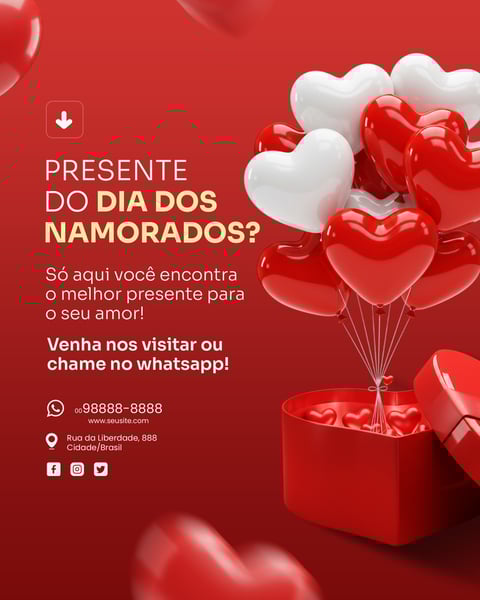 ANÚNCIO DIA DOS NAMORADOS