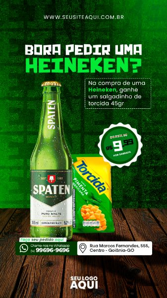 STORY | BAR | BOTECO | CERVEJARIA | DISK DE BEBIDAS | PSD EDITÁVEL