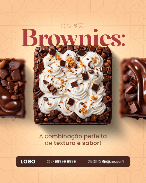 CONFEITARIA BROWNIE - SOCIAL MEDIA