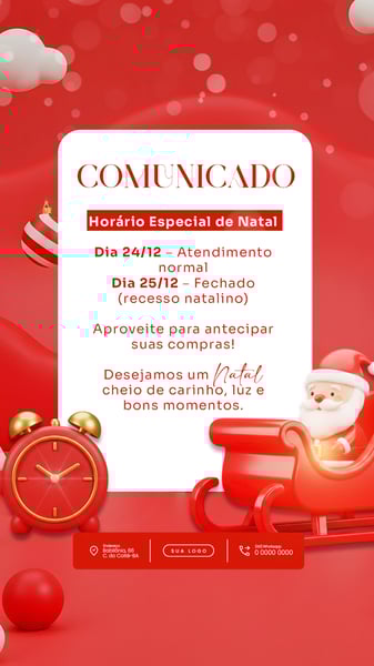 FLYER AVISO IMPORTANTE RECESSO NATAL PSD EDITÁVEL 3