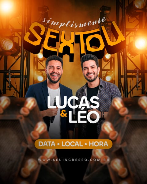 FLYER SIMPLESMENTE SEXTOU SOCIAL MEDIA PSD EDITÁVEL