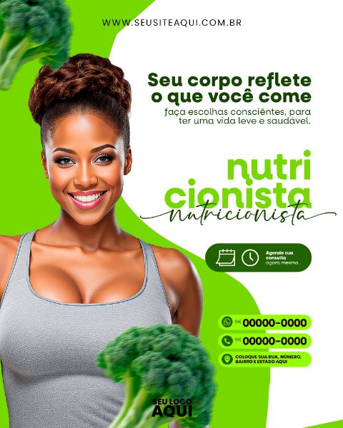 FEED | NUTRICIONISTA | DIETA | ALIMENTAÇÃO | PSD EDITÁVEL