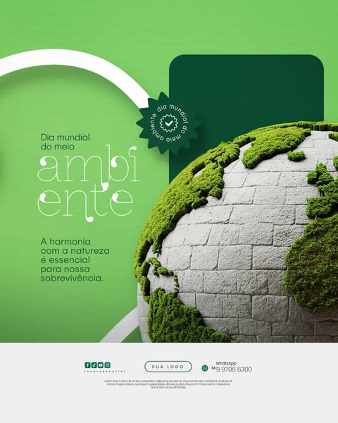 05 DE JUNHO - DIA MUNDIAL DO MEIO AMBIENTE SOCIAL MEDIA PSD EDITÁVEL 82