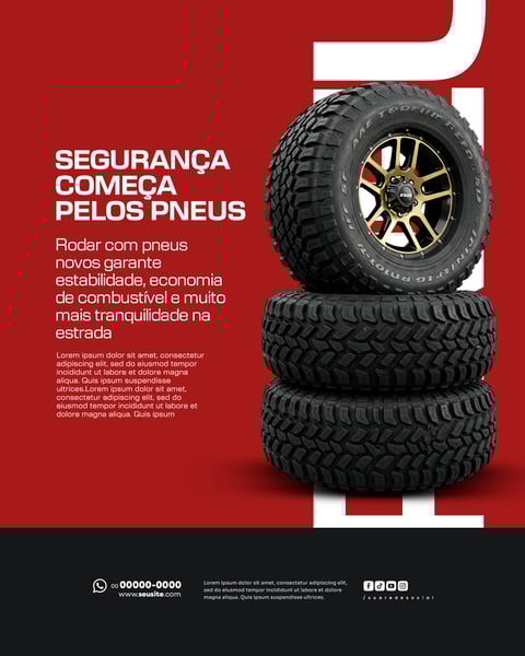 LOJA DE PNEUS SOCIAL MEDIA PSD EDITÁVEL 2