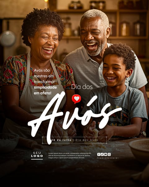 DIA DOS AVÓS 26 DE JULHO SOCIAL MEDIA PSD EDITÁVEL 3