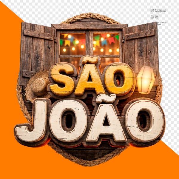SÃO JOÃO CIRCULAR BARRIL CORDA CHAPÉU LANTERNA DIAMANTE PNG TRANSPARENTE