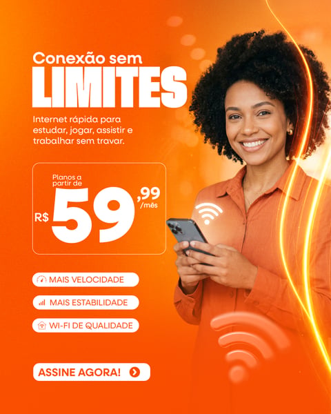 SOCIAL MEDIA PROVEDOR DE INTERNET FEED PSD EDITÁVEL 1