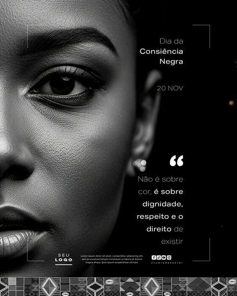 DIA NACIONAL DE ZUMBI E DA CONSCIÊNCIA NEGRA 20 DE NOVEMBRO SOCIAL MEDIA PSD EDITÁVEL (5)
