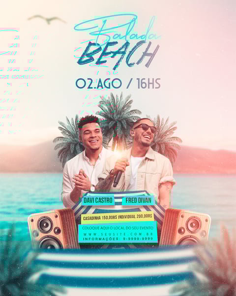 SHOWS EVENTOS FESTAS BALADA BEACH FEED
