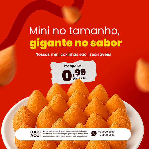 SOCIAL MEDIA FASTFOOD COXINHA