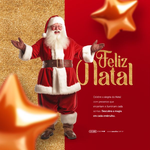 SOCIAL MEDIA - FELIZ NATAL - CELEBRE A ALEGRIA DO NATAL COM PRESENTES