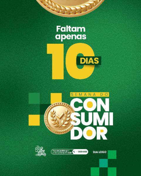 SOCIAL MEDIA - SEMANA DO CONSUMIDOR - FALTAM APENAS 10 DIAS