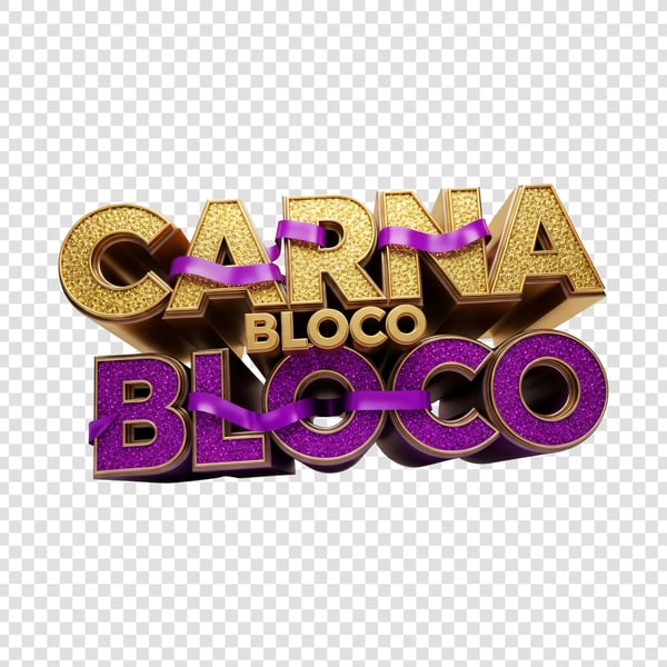 SELO 3D CARNAVAL BLOCO A FESTA DAS OFERTAS 02