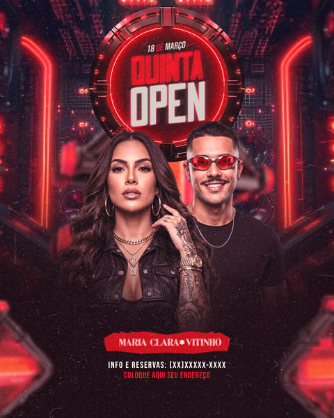 FLYERS PARA EVENTOS QUINTA OPEM FEED