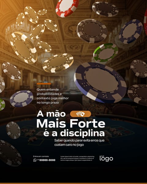 Poker Club Social Media PSD Editável