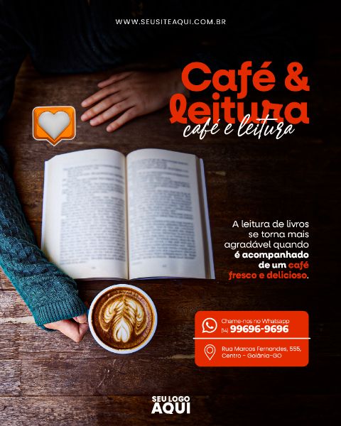 FEED | CAFETERIA | CAFÉ | SOCIAL MEDIA | PSD EDITÁVEL