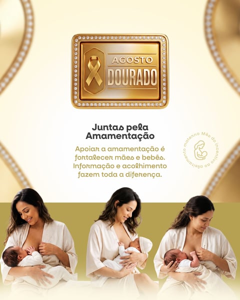 AGOSTO DOURADO MÊS DO ALEITAMENTO MATERNO SOCIAL MEDIA PSD EDITÁVEL 11