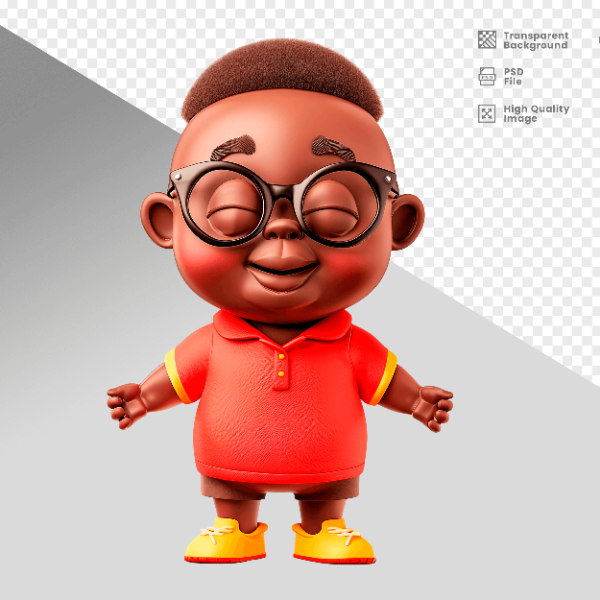 MASCOTE 3D PERSONAGEM PARA COMPOSIÇÃO