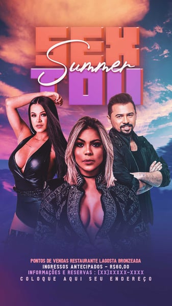 FLYER EVENTO SEXTOU SUMMER STORIES
