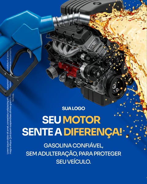 POSTO DE COMBUSTÍVEL - SEU MOTOR SENTE A DIFERENÇA