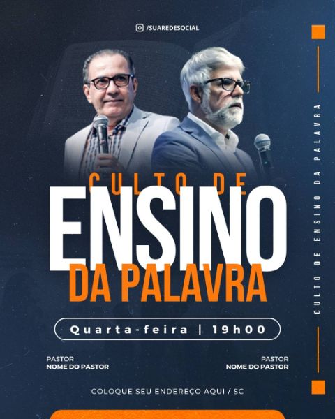 ARTE GOSPEL - CULTO DE ENSINO - CANVA