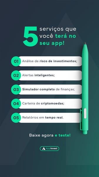 APLICATIVO DE INVESTIMENTOS STORY 9